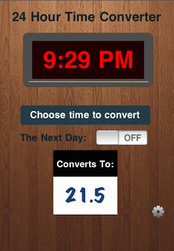 Time Converter 24 iOS Screenshot 4